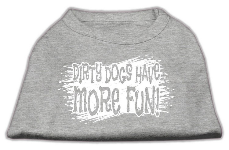 Dirty Dogs Screen Print Shirt Grey XS